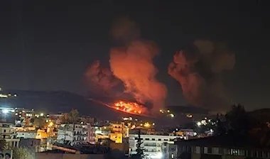 غارات إسرائيلية عنيفة تستهدف أطراف النبطية الفوقا وتلحق أضراراً واسعة