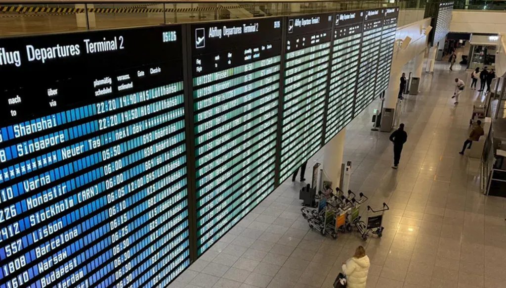 مطار ميونيخ يستأنف الرحلات بعد رصد طائرات مسيرة.. تأخير وإلغاء رحلات