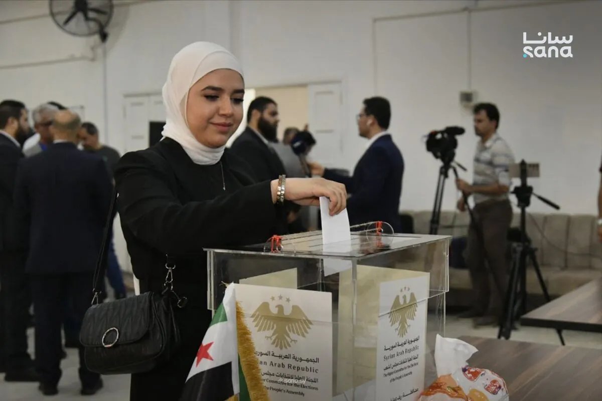 إقبال واسع في المحافظات السورية على انتخابات مجلس الشعب بعد التحرير