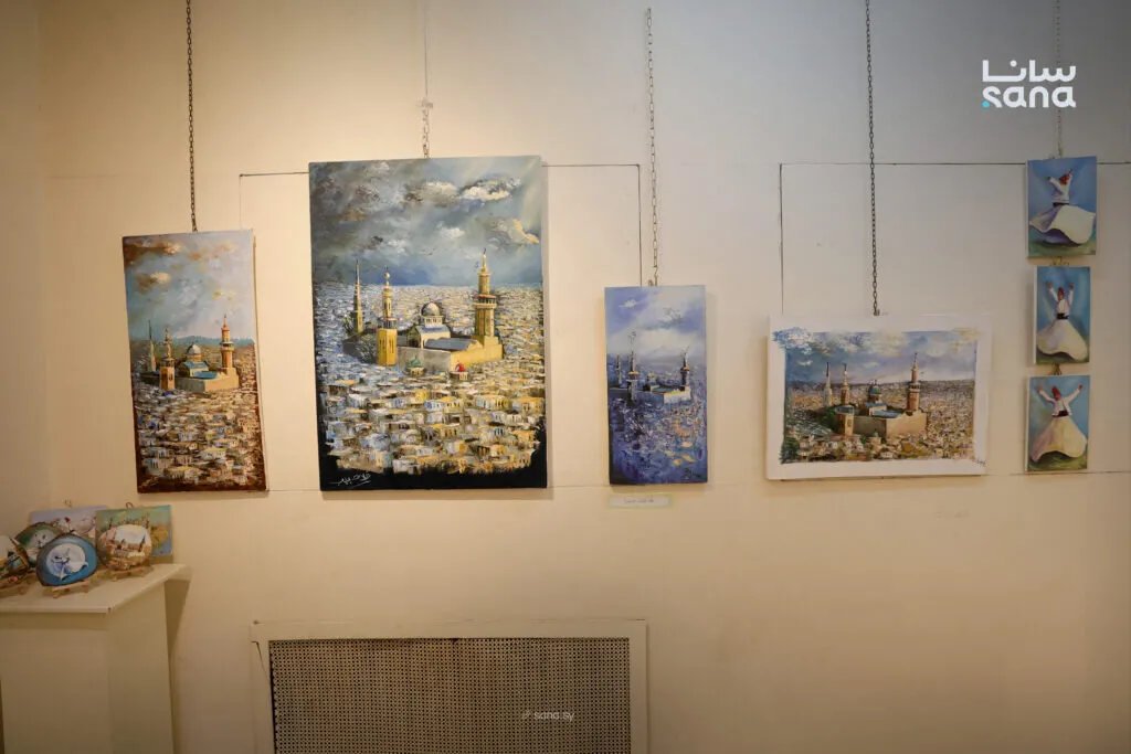 إبداعات شبابية سورية في معرض "معاً نبني الوطن" بدمشق