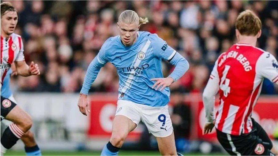 هالاند يقود مانشستر سيتي لفوز صعب على برينتفورد في الدوري الإنجليزي