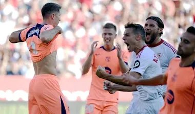 برشلونة يتلقى صدمة بالخسارة أمام إشبيلية ويفقد الصدارة لصالح ريال مدريد