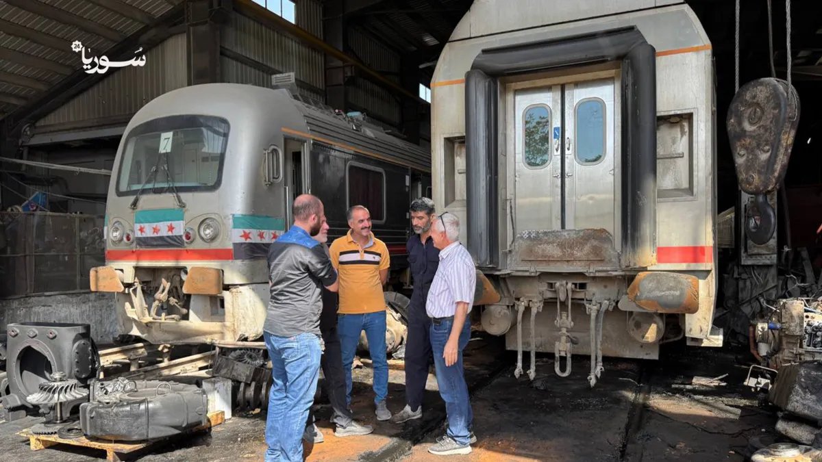 الخطوط الحديدية السورية تواصل جهودها لإعادة قطارات حلب إلى الخدمة رغم التحديات