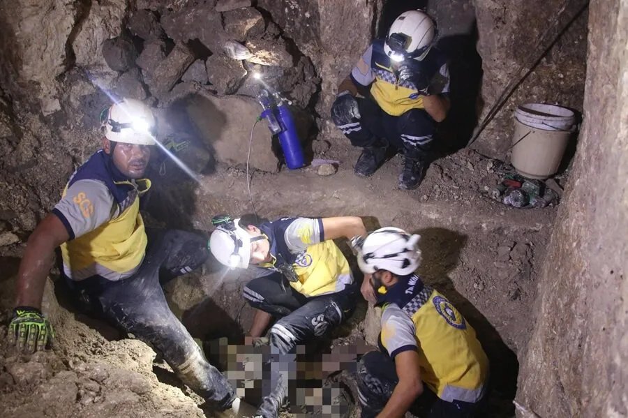 مأساة في حلب: مصرع رجلين أثناء تنقيبهما عن الآثار في قبو منزل مهجور