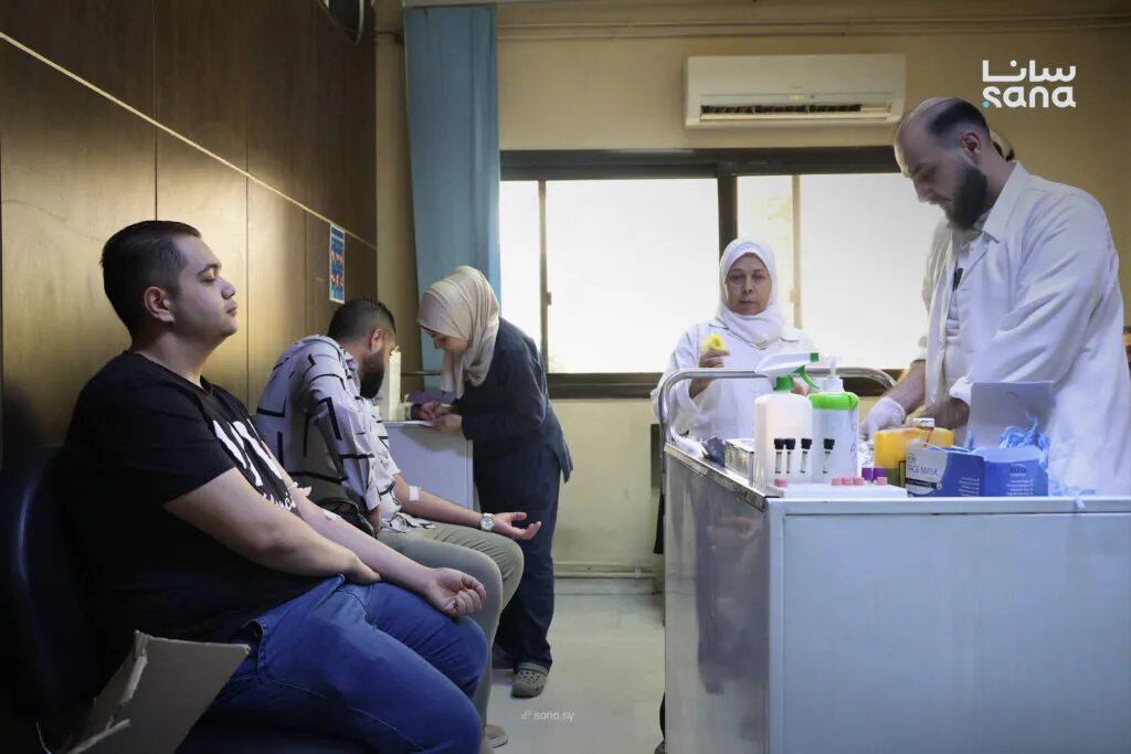 حملة "دمنا واحد" في دمشق: مبادرة لتوفير الدم ودعم المرضى