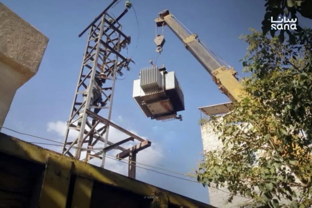 تحسين الكهرباء في ريف دمشق: تركيب ثلاث محولات جديدة في قدسيا وببيلا