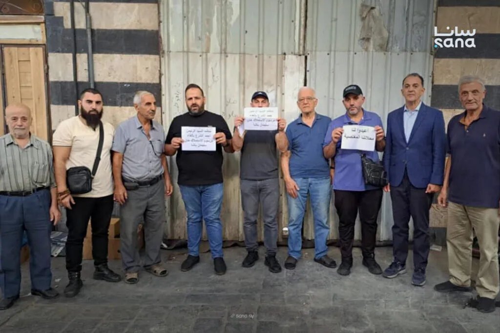 تجار "خان سليمان باشا" يرفعون الصوت: مطالب بإلغاء مرسوم الاستملاك واستعادة الحقوق