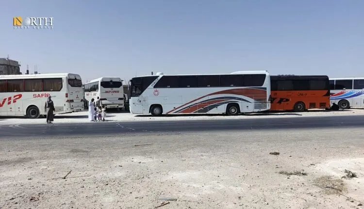 استئناف رحلات النقل بين دمشق والقامشلي بعد توقف دام يومين