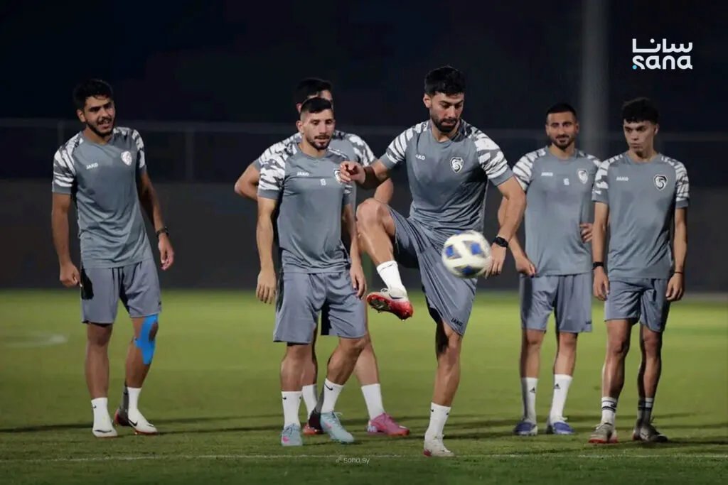استعدادات مكثفة لمنتخب سوريا لمواجهة ميانمار في تصفيات كأس آسيا