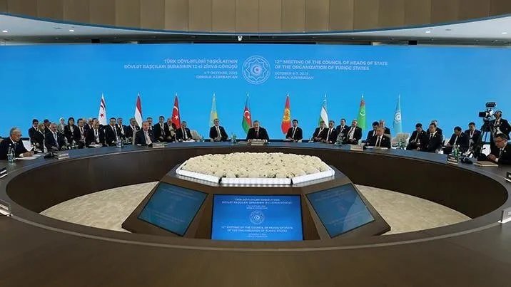 منظمة الدول التركية تدعم وحدة سوريا وتدعو لوقف إطلاق النار في غزة في ختام قمة أذربيجان