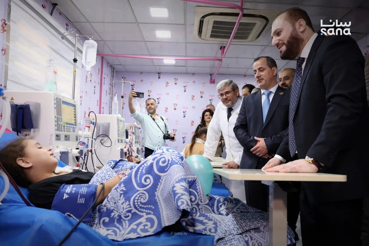 افتتاح قسم غسيل الكلى للأطفال في مشفى دمشق "المجتهد" يعزز الرعاية الصحية