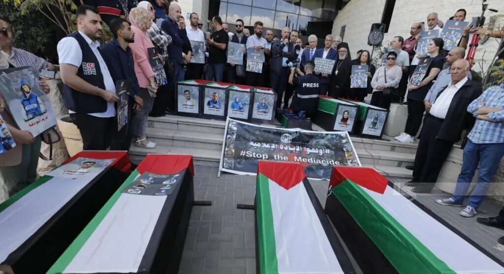 نقابة الصحفيين الفلسطينيين تطالب الأمم المتحدة بمحاسبة الاحتلال على جرائمه ضد الصحافة
