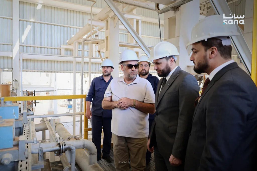 وزير الطاقة يفتتح العمل في منشأة توينان الغازية بحمص بعد إنجاز إصلاح العنفتين