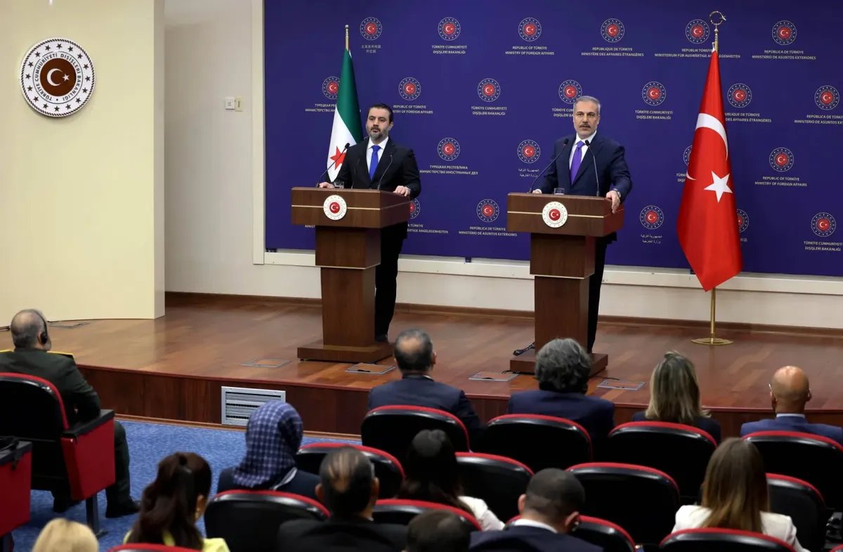 الشيباني من أنقرة يؤكد على الالتزام باتفاقية 10 آذار في حوارات مع قسد