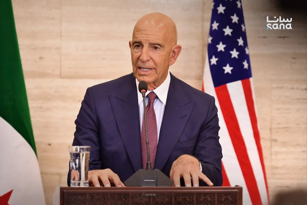 توماس باراك: اتفاق 10 آذار أساسي لأمن واستقرار سوريا ومصالح تركيا والولايات المتحدة