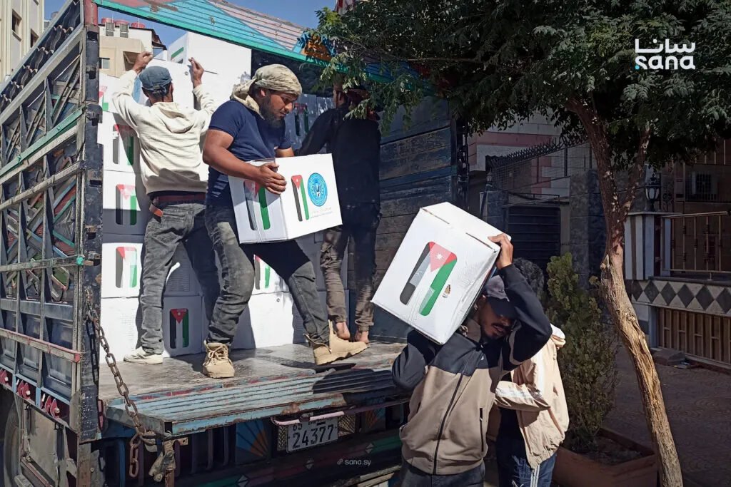 صندوق قطر للتنمية يقدم مساعدات غذائية للمتضررين في السويداء بالتنسيق مع وزارة الطوارئ السورية