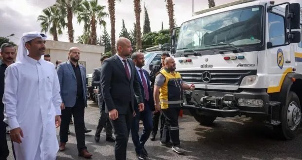 قطر تدعم جهود الإنقاذ في سوريا: وزارة الطوارئ تتسلم معدات متخصصة