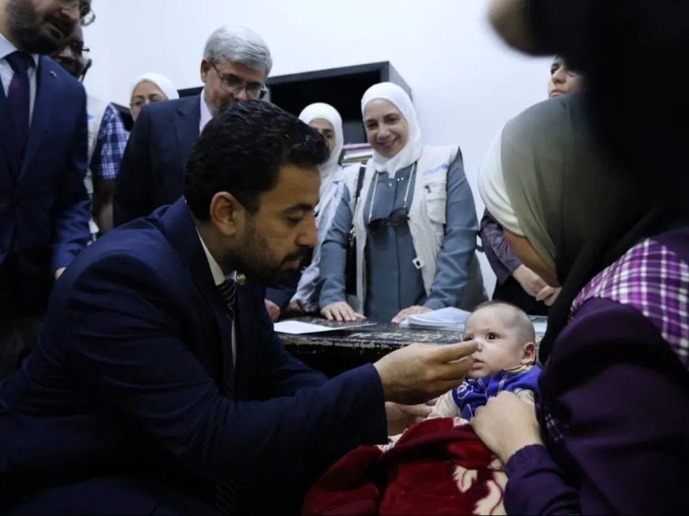 حملة وطنية واسعة في سوريا لتطعيم أكثر من 3 ملايين طفل دون الخامسة