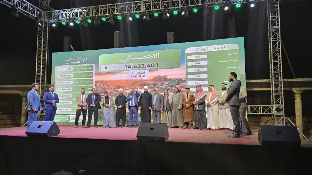 حملة "السويداء منّا وفينا" تجمع تبرعات تجاوزت 14.6 مليون دولار لدعم أهالي المحافظة