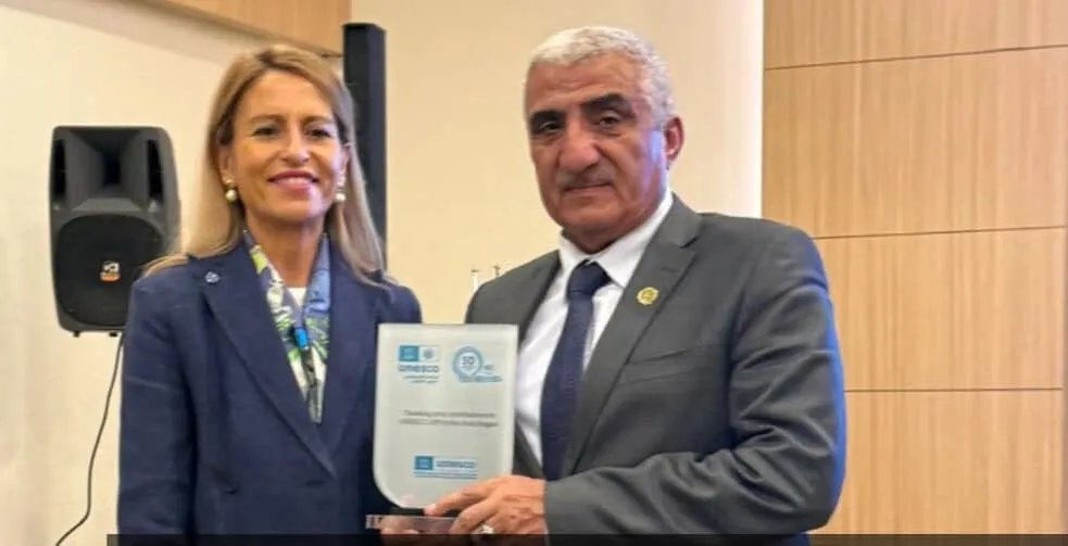 اليونسكو تكرم الدكتور نصر الدين العبيد لجهوده في الأمن المائي ومواجهة تغير المناخ