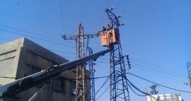 كهرباء طرطوس: ورشات الصيانة تنجز إصلاحات واسعة في الشبكة الكهربائية بعدة مناطق