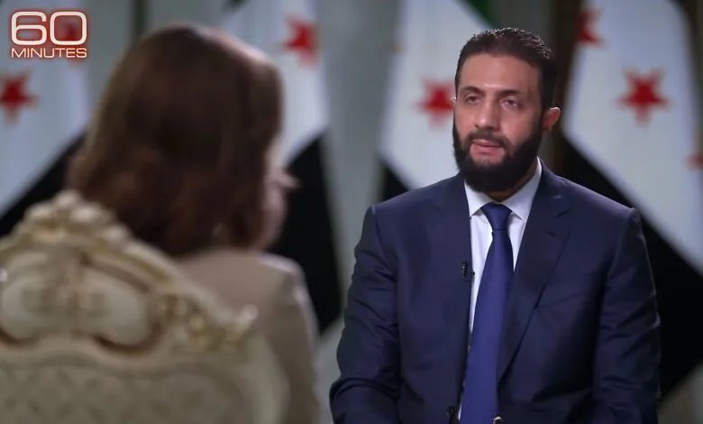 إجابة أحمد الشرع الذكية على سؤال تصنيفه "إرهابياً" تشعل السوشيال ميديا