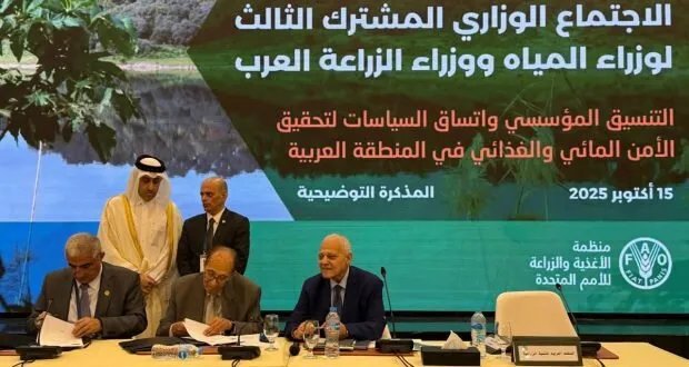 أكساد والمجلس العربي للمياه يوقعان بروتوكولاً لتعزيز التعاون في إدارة الموارد المائية