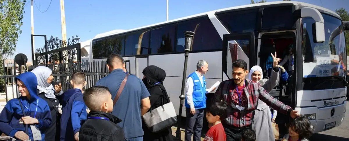 وصول دفعة جديدة من اللاجئين السوريين إلى بلادهم قادمة من لبنان ضمن برنامج العودة الطوعية