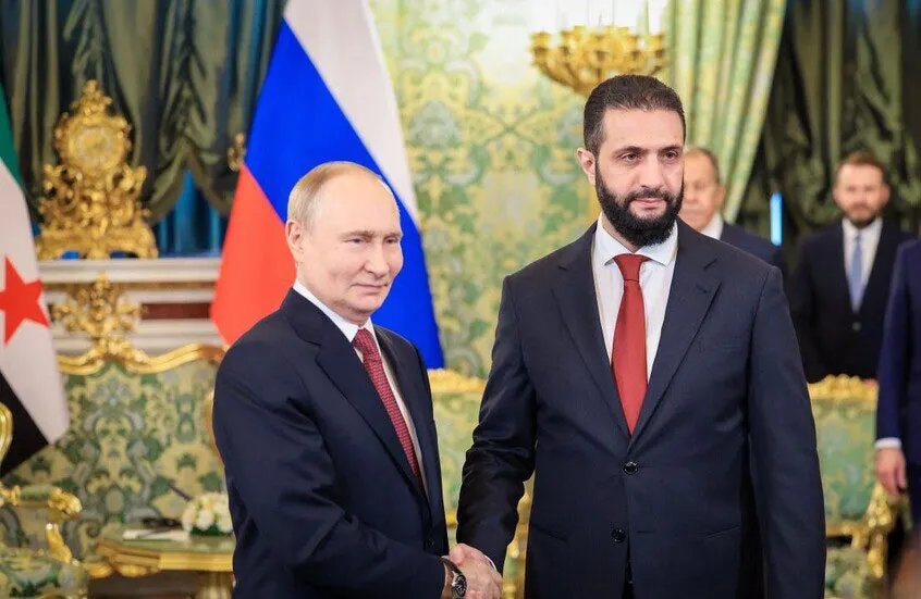 بوتين والشرع يبحثان إعادة الإعمار والتعاون الإنساني والاقتصادي في سوريا