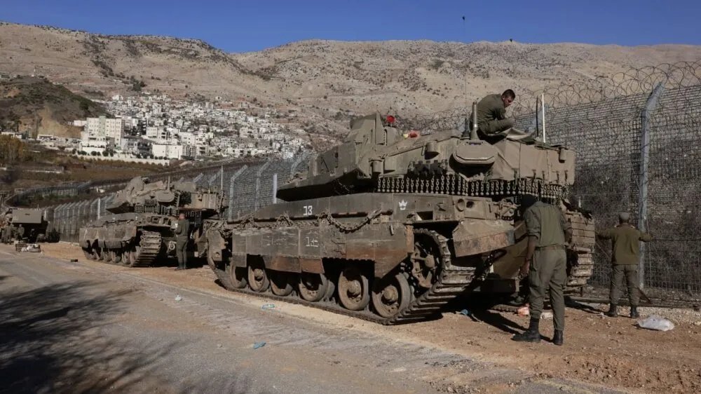 توغل إسرائيلي في قرية صيدا الحانوت بريف القنيطرة وإقامة حاجز مؤقت