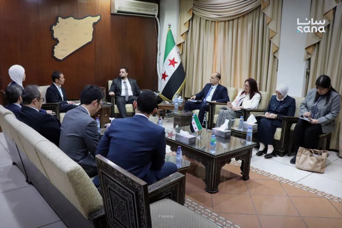 وزير الأشغال يبحث مع جايكا اليابانية تعزيز التعاون في إعادة الإعمار وتطوير البنية التحتية بسوريا