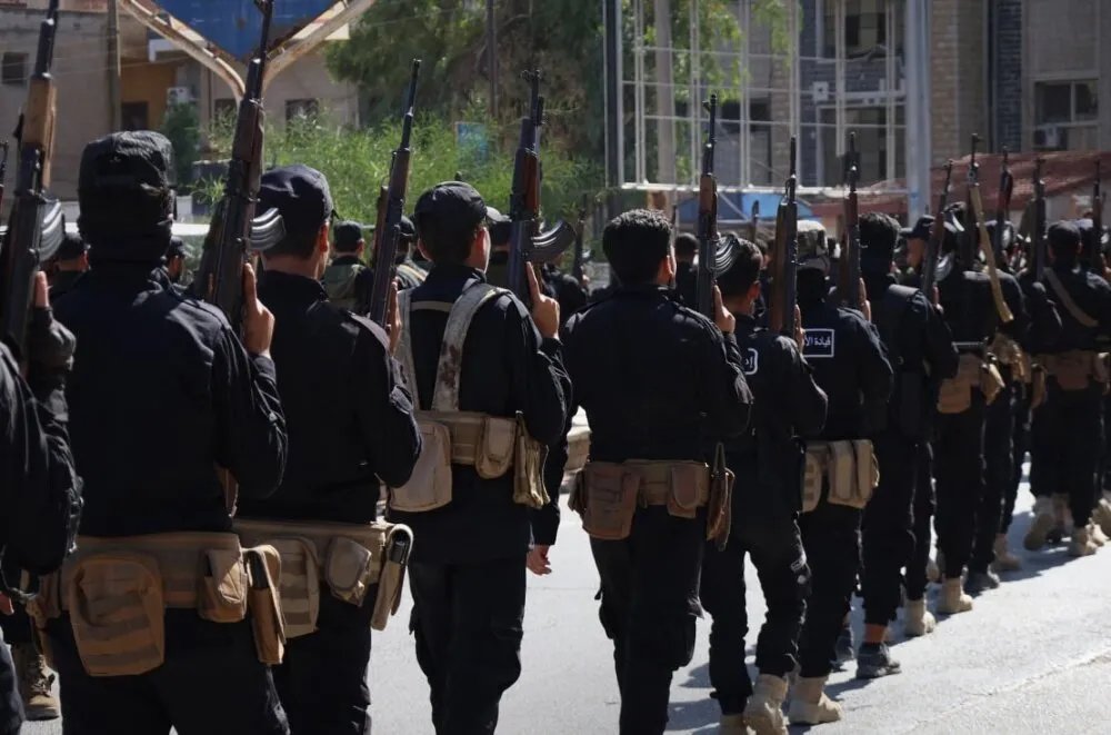 درعا: تخريج دفعة جديدة من قوى الأمن الداخلي في احتفال مهيب