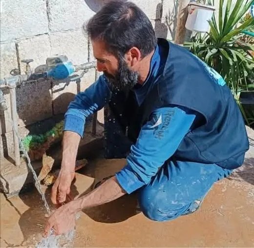 عودة المياه إلى كفر زيتا بريف حماة: مشروع مشترك يعيد الحياة للمدينة