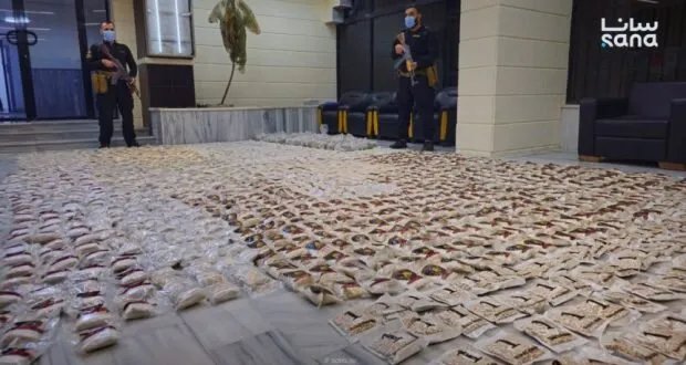 عملية مشتركة بين سوريا والعراق تطيح بشبكة تهريب مخدرات وتضبط كميات ضخمة من الكبتاغون والحشيش