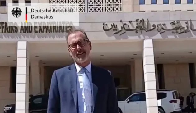 السفير الألماني بدمشق: نطمح لتعزيز التبادل التجاري مع سوريا ودعم إعادة الإعمار