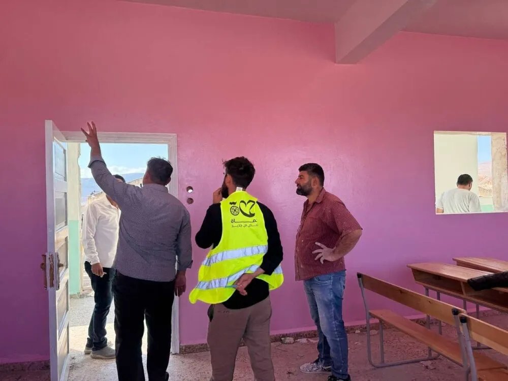 مبادرة "حماة تنبض من جديد" تعيد الأمل للتعليم في ريف حماة