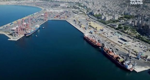مرفأ اللاذقية يستعيد حيويته: حركة تجارية غير مسبوقة واستقبال أكثر من 350 باخرة هذا العام