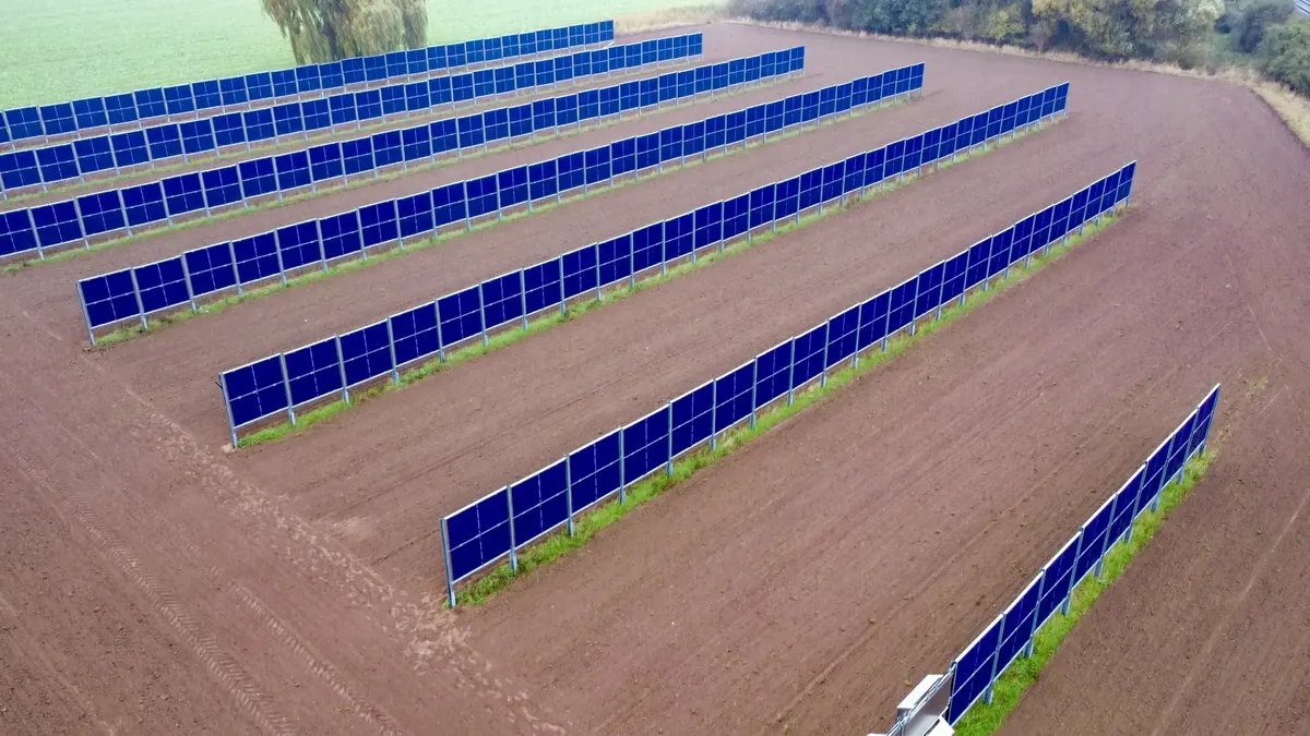 سابقة في ألمانيا: افتتاح أول حديقة شمسية عمودية تدمج الزراعة وإنتاج الطاقة