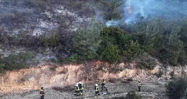 الدفاع المدني ينجح في إخماد حريق أحراج مصياف ويؤكد على أهمية حماية الغطاء النباتي