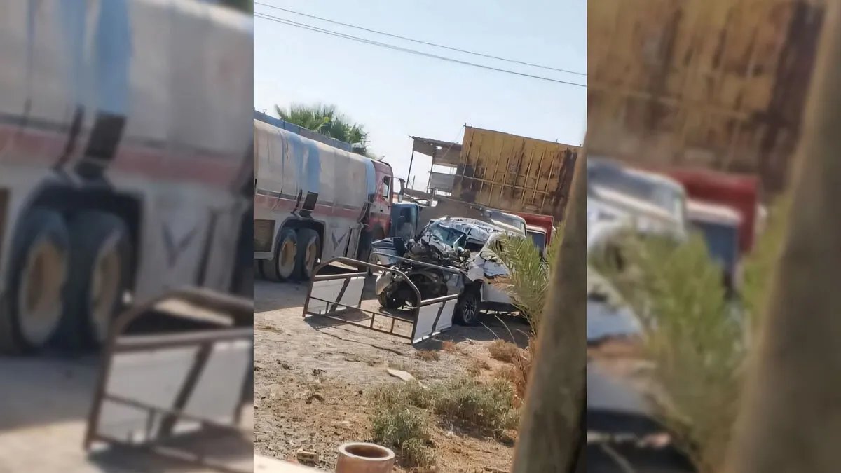 مصرع وإصابة خمسة أشخاص في حادث مروع على طريق حقل العمر بريف دير الزور