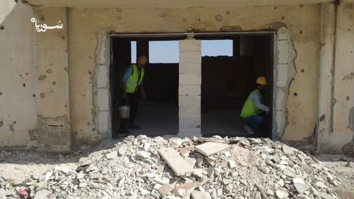 إعادة تأهيل مخبز الكركات في ريف حماة يخدم أكثر من 30 قرية بجبل شحشبو