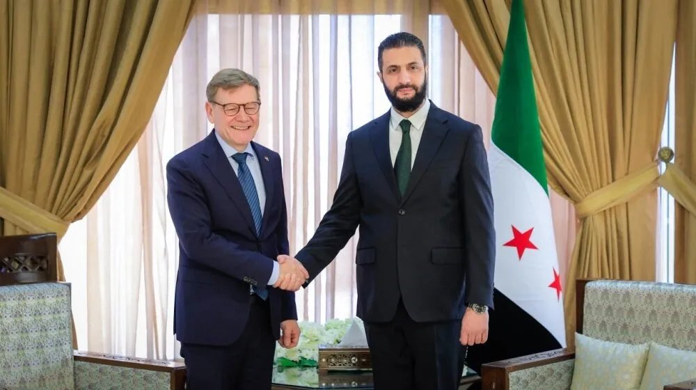 الرئيس الشرع ووزير الخارجية الألماني يبحثان تعزيز العلاقات وإعادة الإعمار في دمشق