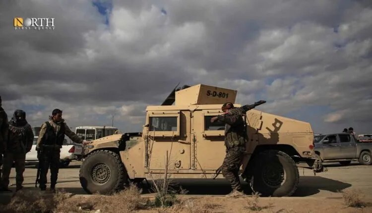 قسد تعلن عن اعتقال خمسة عناصر من داعش بينهم قياديون بارزون في عملية نوعية شمال الرقة