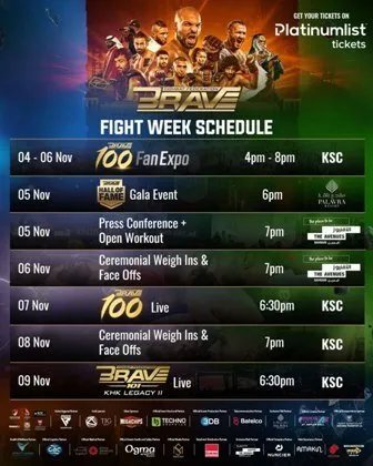 البحرين تستعد لأسبوع حافل بفعاليات BRAVE 100 الرياضية والترفيهية