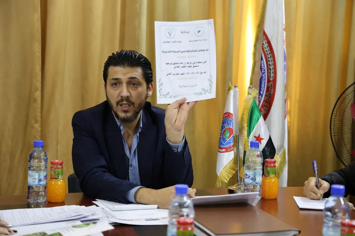 غرفة زراعة دمشق وريفها تتعاون مع "اينور" لتنظيم فعالية "من المنتج إلى المستهلك"