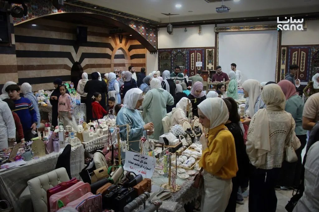 بازار "لمة فرح" في حماة: دعم وتمكين 115 سيدة من صاحبات المشاريع الصغيرة