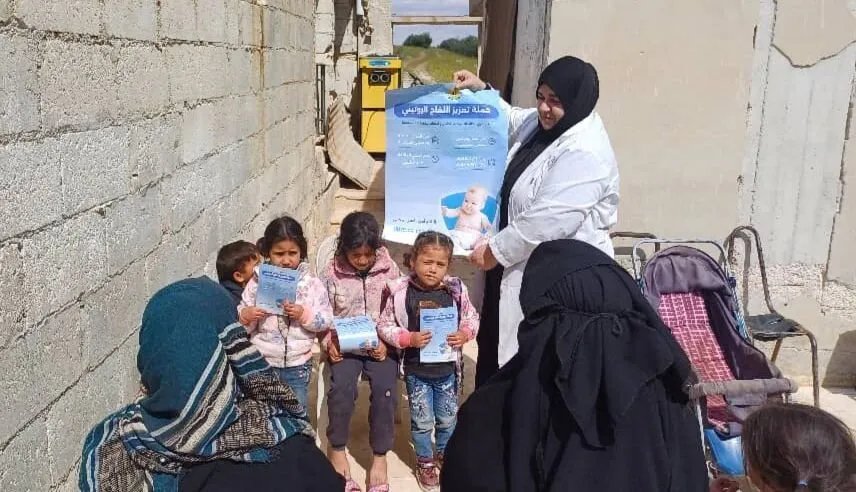 حملة تطعيم واسعة في حماة تستهدف أكثر من 14 ألف طفل
