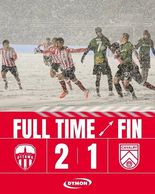 في ظروف جوية استثنائية: أتلتيكو أوتاوا يحقق لقب الدوري الكندي الممتاز لكرة القدم