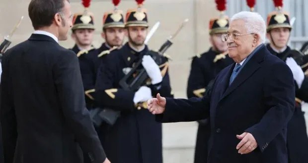 ماكرون وعباس يتفقان على تشكيل لجنة مشتركة لصياغة دستور الدولة الفلسطينية