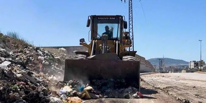 حماة تتنفس: إزالة مكب النفايات الضخم خلف نادي الفروسية